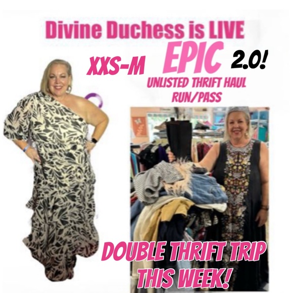 Divine Duchess LIVE 10:11am CT The Semi-Annual $5 Clear Out Sale & 50% off XS-4X - Picture 4 of 17
